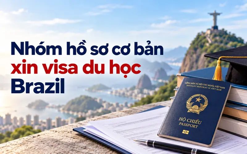 Nhóm hồ sơ cần chuẩn bị xin visa du học Brazil 