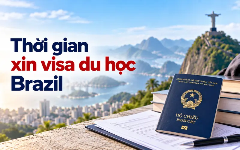Tìm hiểu thời gian xin visa du học Brazil 