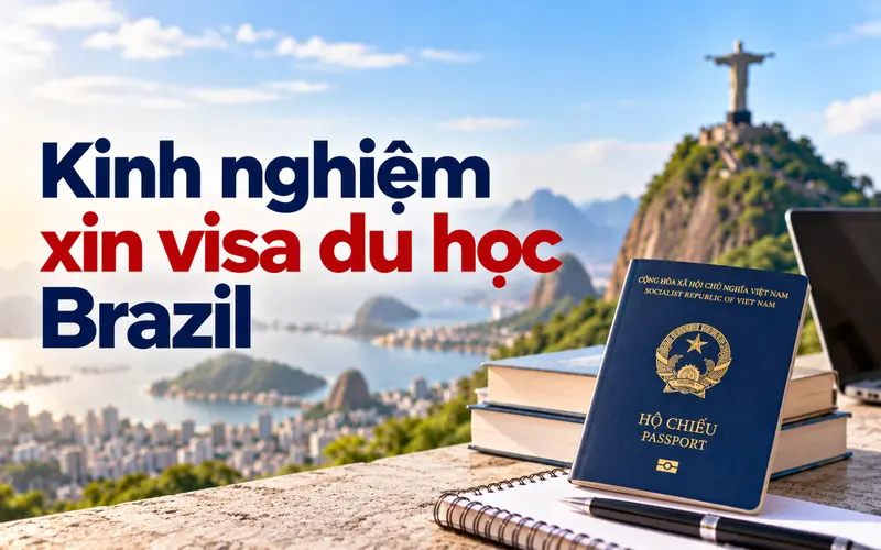 Kinh nghiệm xin visa du học Brazil hiệu quả
