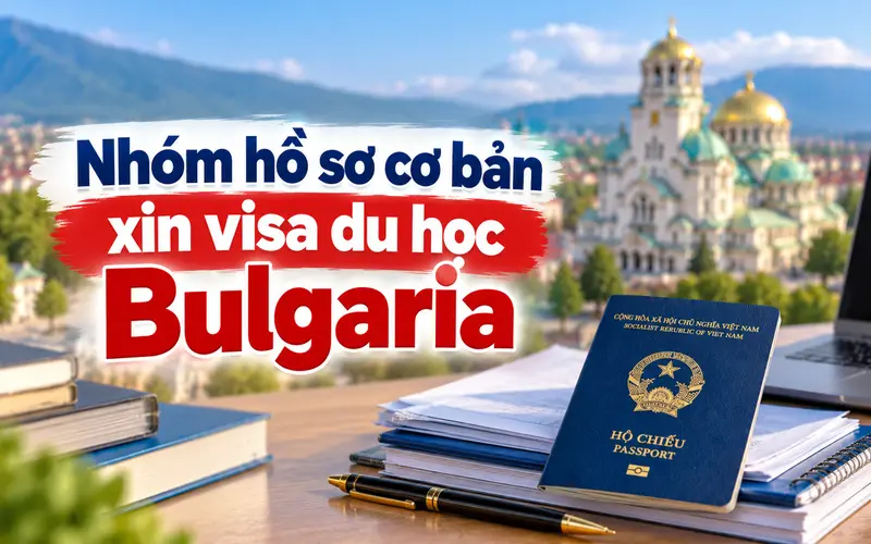 Nhóm hồ sơ cần chuẩn bị xin visa du học Bulgaria