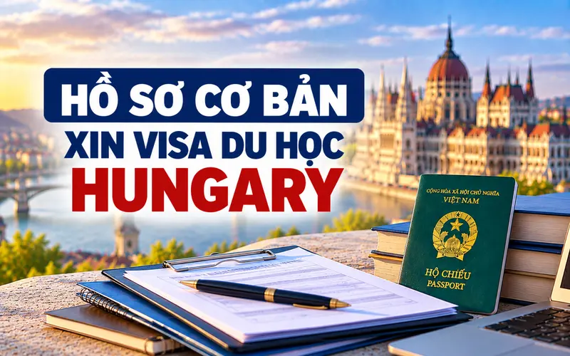 Hồ sơ cần chuẩn bị khi xin visa du học Hungary