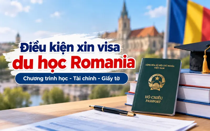 Cập nhật điều kiện xin visa du học Romania