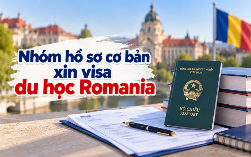 Hồ sơ cần chuẩn bị khi xin visa du học Romania