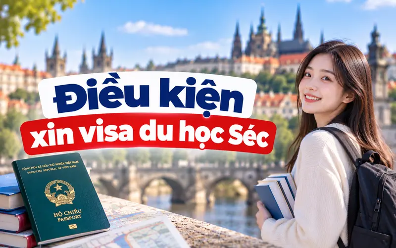 Cập nhật điều kiện xin visa du học Séc
