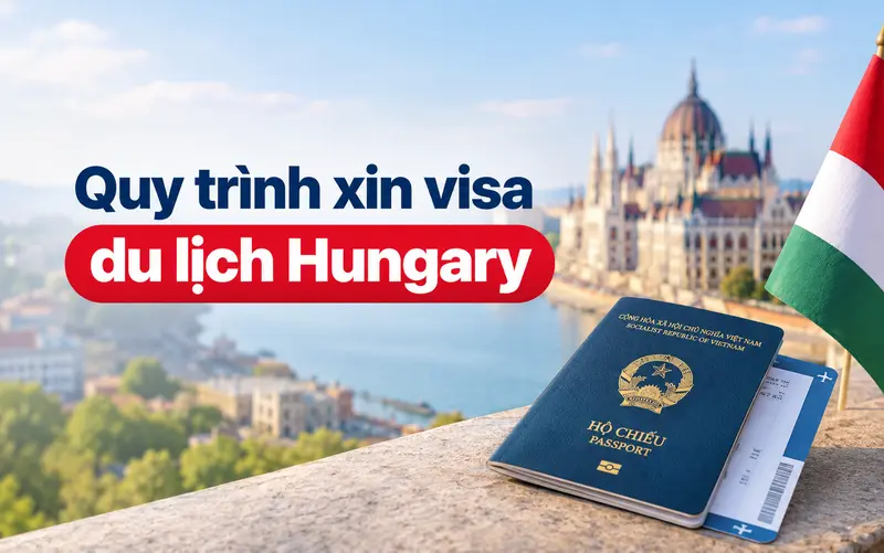 Hướng dẫn các bước xin visa du lịch Hungary