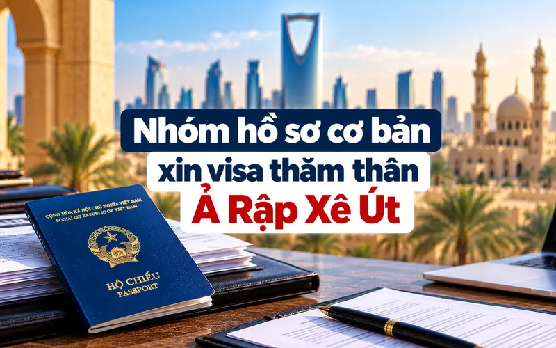 Hồ sơ cần chuẩn bị khi xin visa thăm thân Ả Rập Xê Út
