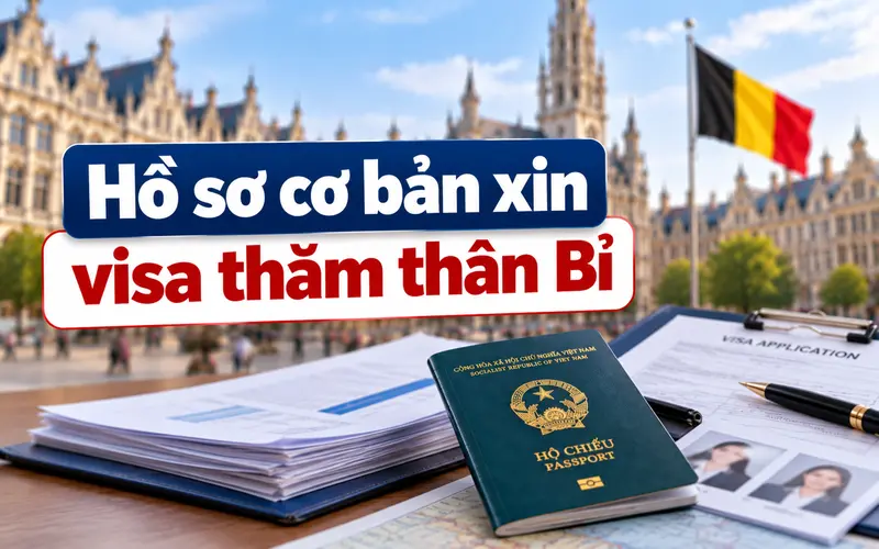 Hồ sơ cần chuẩn bị khi xin visa thăm thân Bỉ