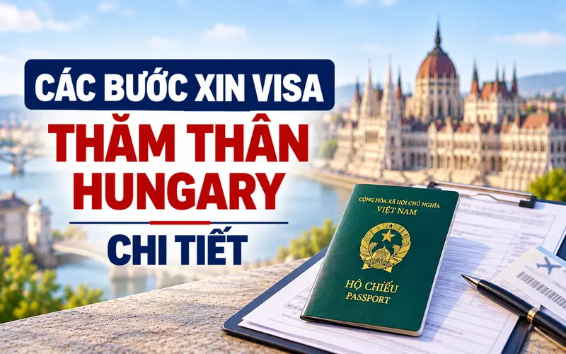 Hướng dẫn quy trình xin visa thăm thân Hungary