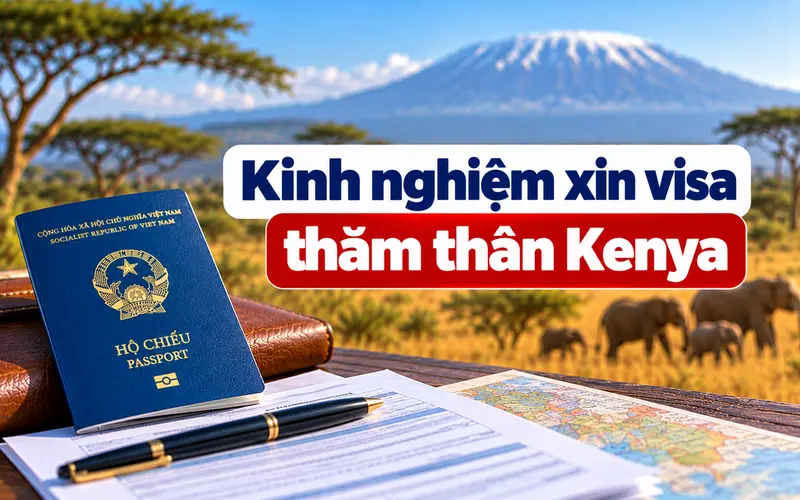 Kinh nghiệm xin visa thăm thân Kenya tối ưu