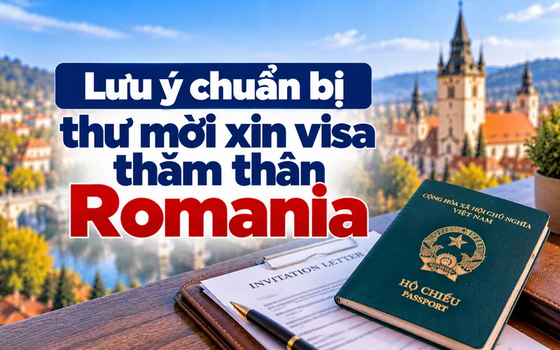 Cách chuẩn bị thư mời xin visa thăm thân Romania