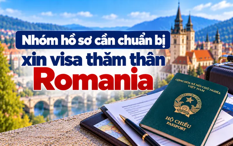 Hồ sơ cơ bản xin visa thăm thân Romania