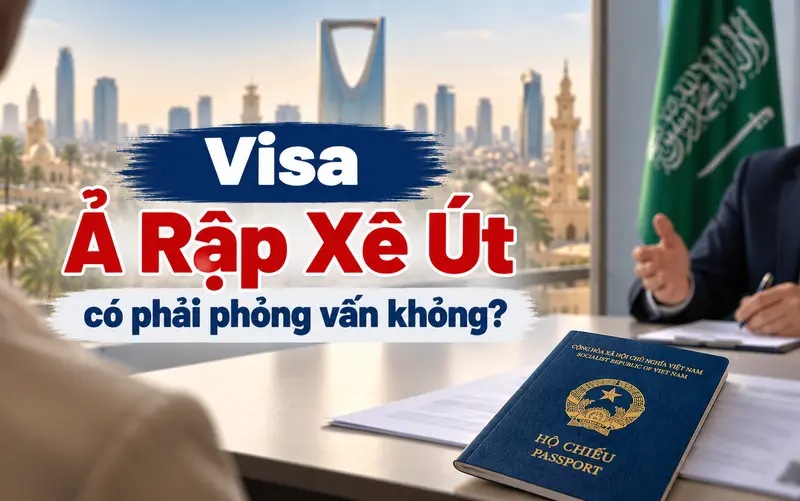 Tìm hiểu xin visa Ả Rập Xê Út có cần phỏng vấn không