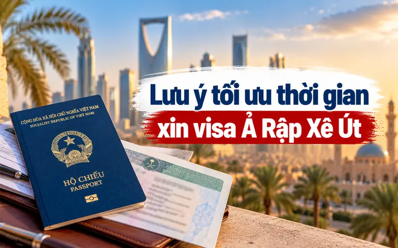Lưu ý giúp tối ưu thời gian khi xin visa Ả Rập Xê Út
