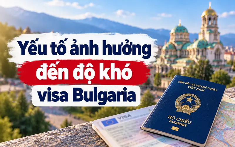 Nguyên nhân thường gặp khiến visa Bulgaria bị từ chối