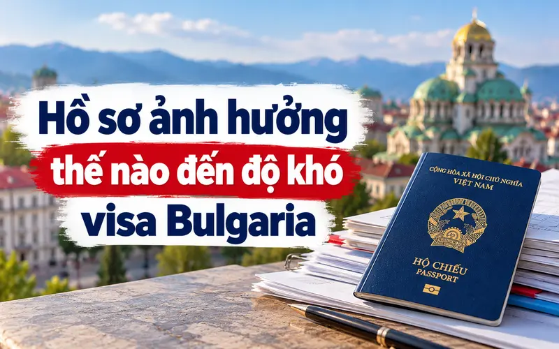 Tìm hiểu hồ sơ tác động thế nào đến độ khó visa Bulgaria