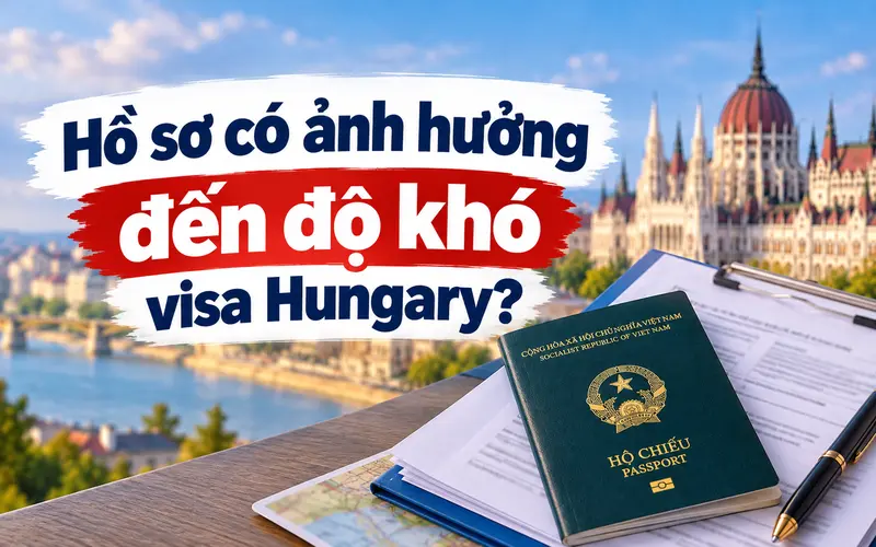 Tìm hiểu hồ sơ ảnh hưởng thế nào đến độ khó visa Hungary