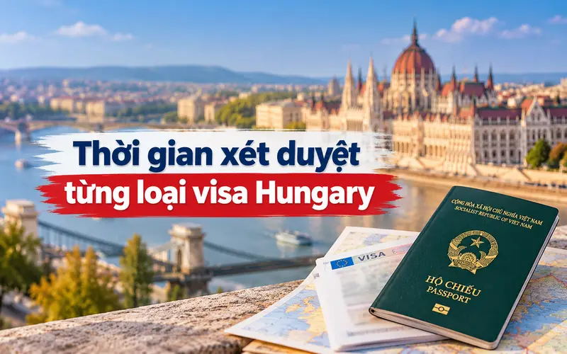 Tìm hiểu thời gian xét duyệt từng loại visa Hungary