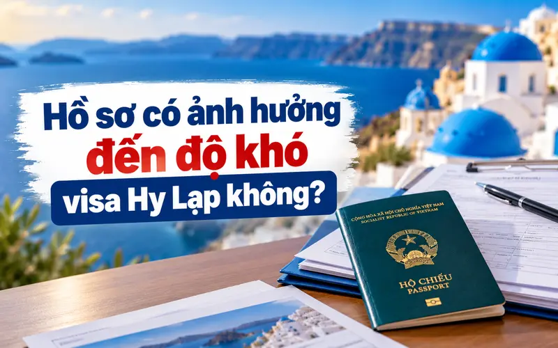 Tìm hiểu hồ sơ ảnh hưởng đến độ khó visa Hy Lạp như thế nào