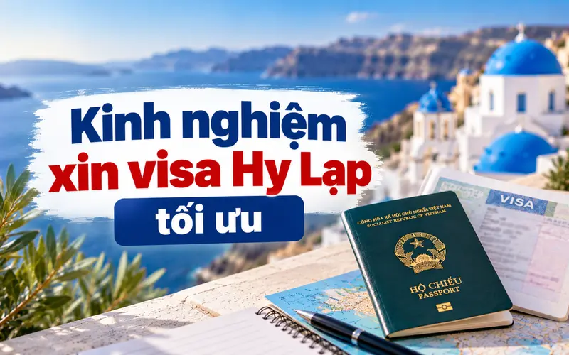 Kinh nghiệm xin visa Hy Lạp tối ưu
