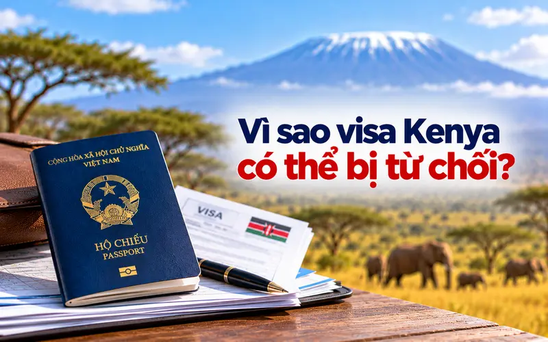 Những lý do khiến hồ sơ xin visa Kenya có thể bị từ chối