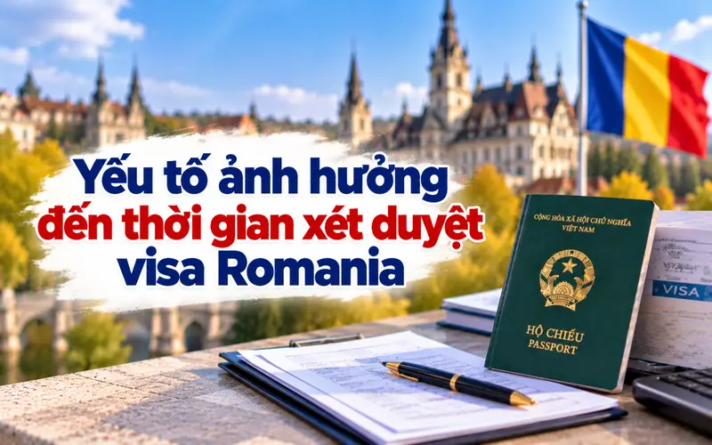 Các yếu tố khiến thời gian xin visa Romania kéo dài