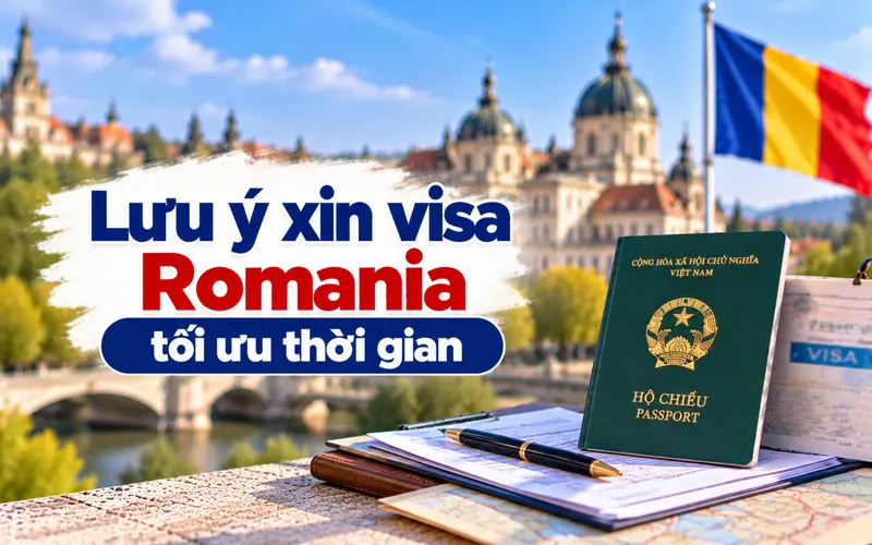 Lưu ý khi xin visa Romania giúp tối ưu thời gian