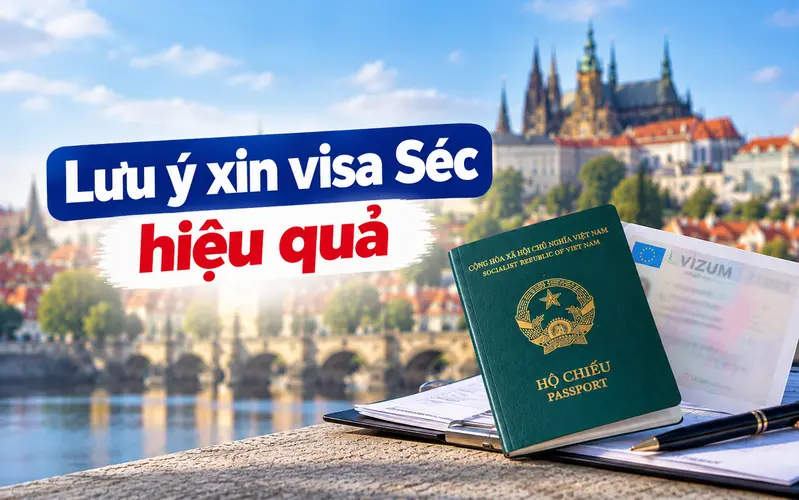 Lưu ý quan trọng giúp xin visa Séc tối ưu